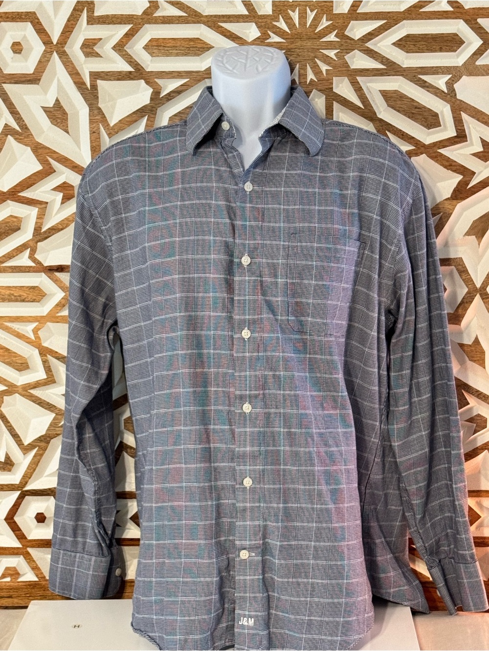Johnston & Murphy large Long-Sleeve Button-Up dress Shirt